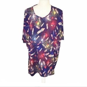 NWT 4th of July Fireworks Lularoe Irma size M